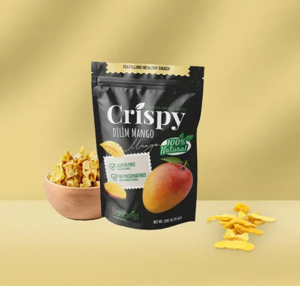 Dondurularak Kurutulmuş Mango Dilimleri 20 gram