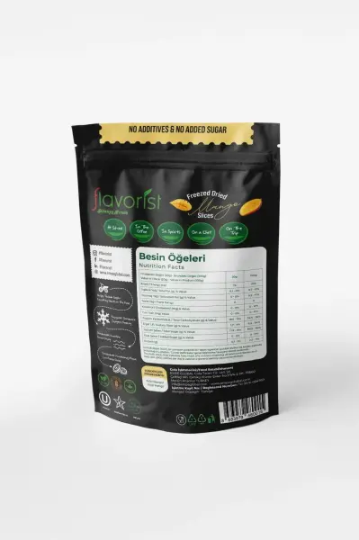 Dondurularak Kurutulmuş Mango Dilimleri 20 gram
