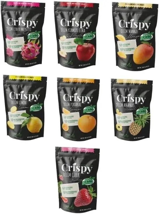 Dondurularak Kurutulmuş Meyveler 7'li Mix Paket