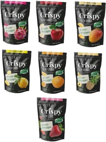 Dondurularak Kurutulmuş Meyveler 7'li Mix Paket