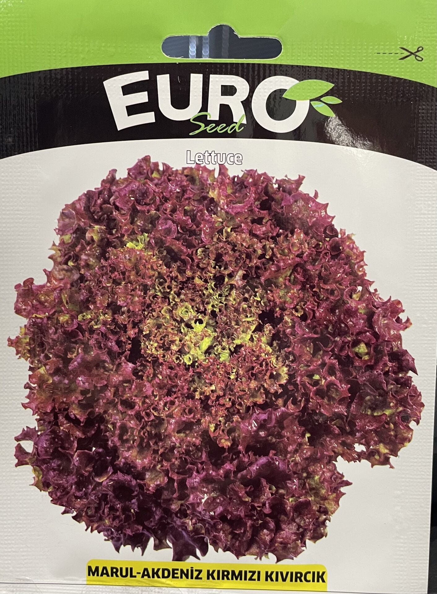 Marul Akdeniz Kırmızı Kıvırcık  1  Gr Tohum